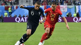 Eden Hazard Kylian Mbappe