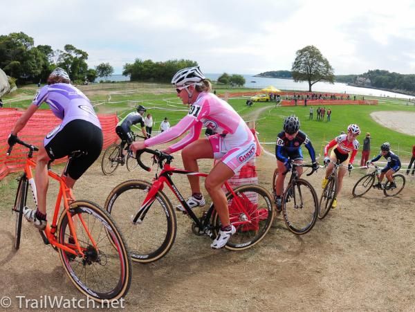 Wendy Simms and Meredith Miller chasing Sally Annis