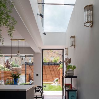side return kitchen extension with skylight