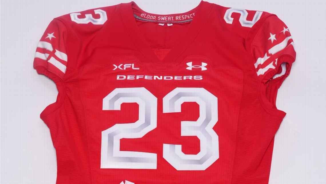 XFL DC Defenders jersey