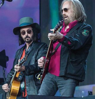 Mike Campbell with Tom Petty