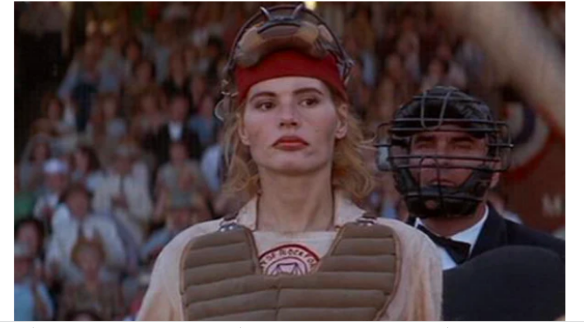 Geena Davis in A League of their own