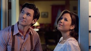 Kevin McGarry and Erin Krakow in When Calls the Heart Season 12x01