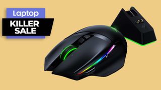 Razer Basilisk Ultimate Hyperspeed Wireless Gaming Mouse with charger