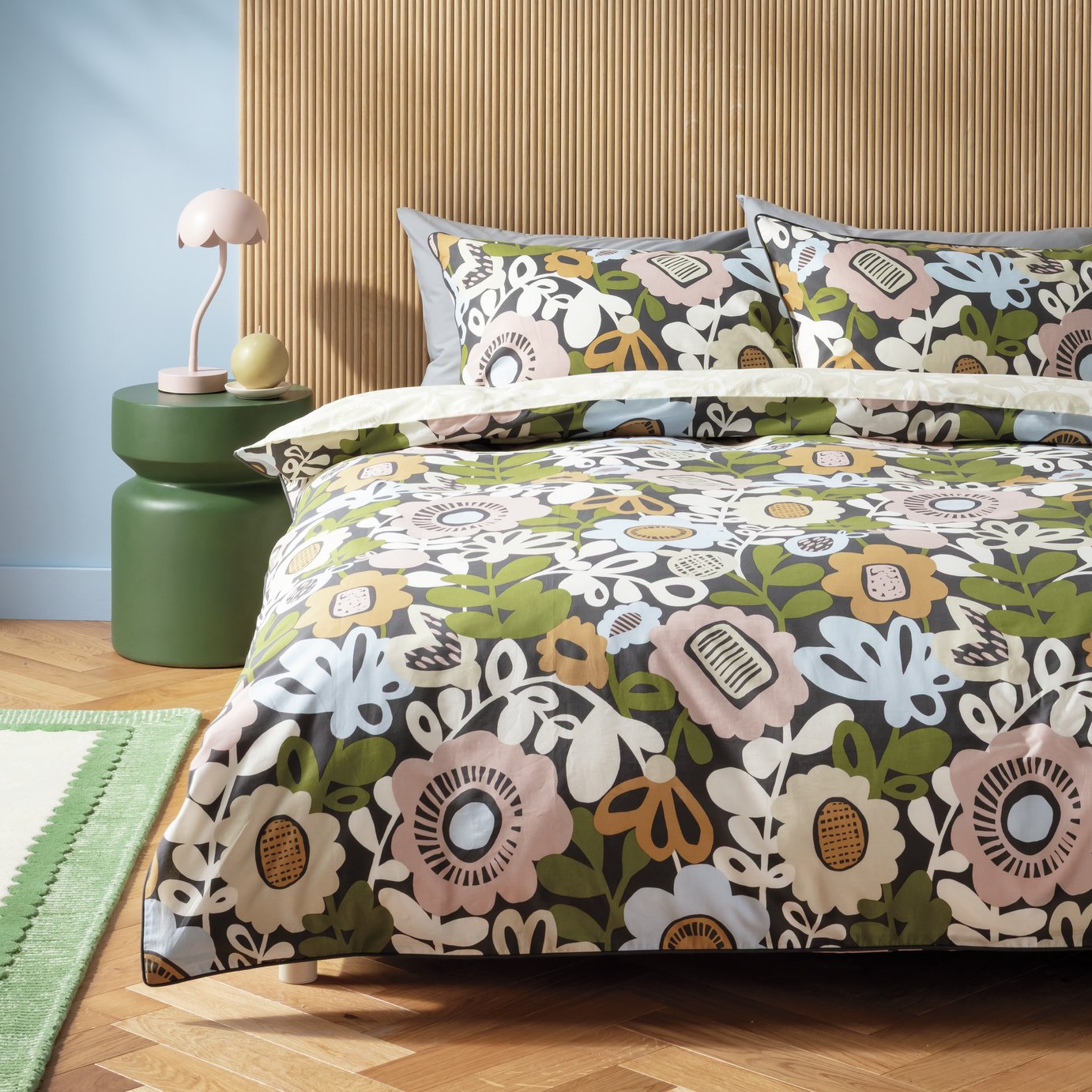 Habitat X Scion Kukkia Cotton Bedding Set - Single