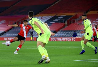 Che Adams fired Southampton ahead in just the seventh minute
