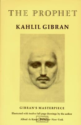 the prophet by kahlil gibran book cover