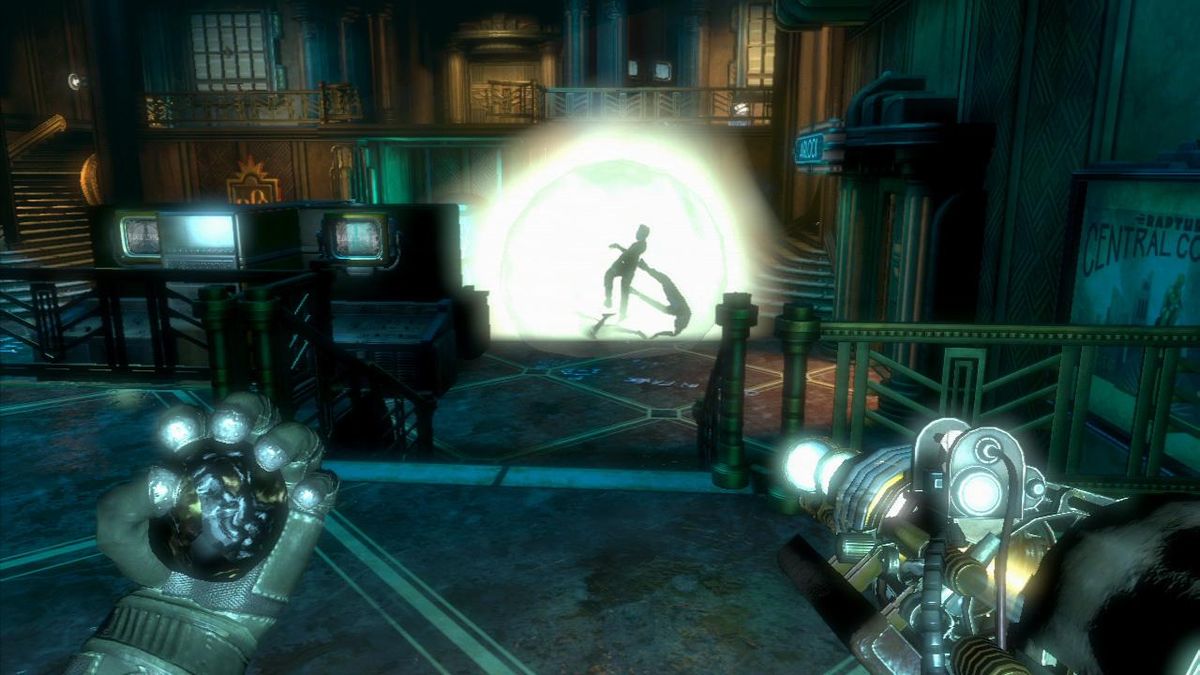 bioshock water sequence system shock