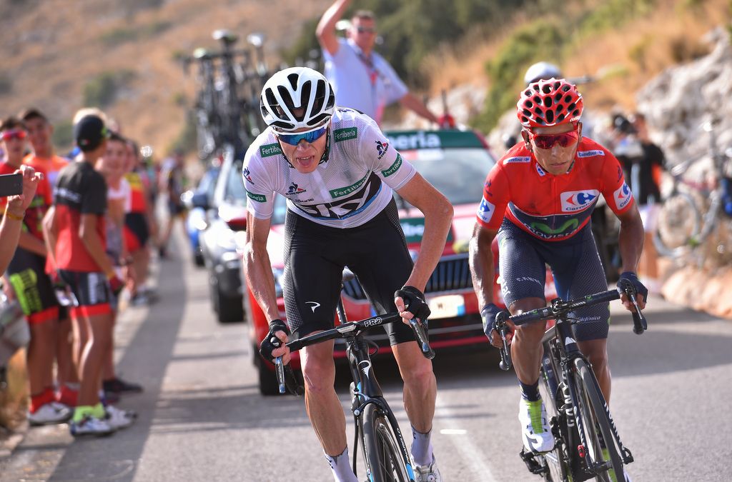 Chris Froome has a dig