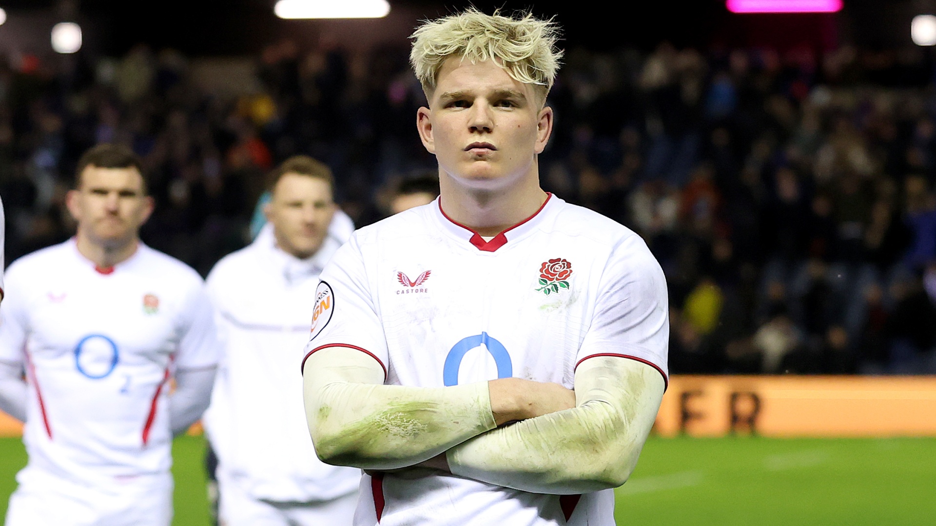 England's Henry Pollock in 2026 Six Nations action