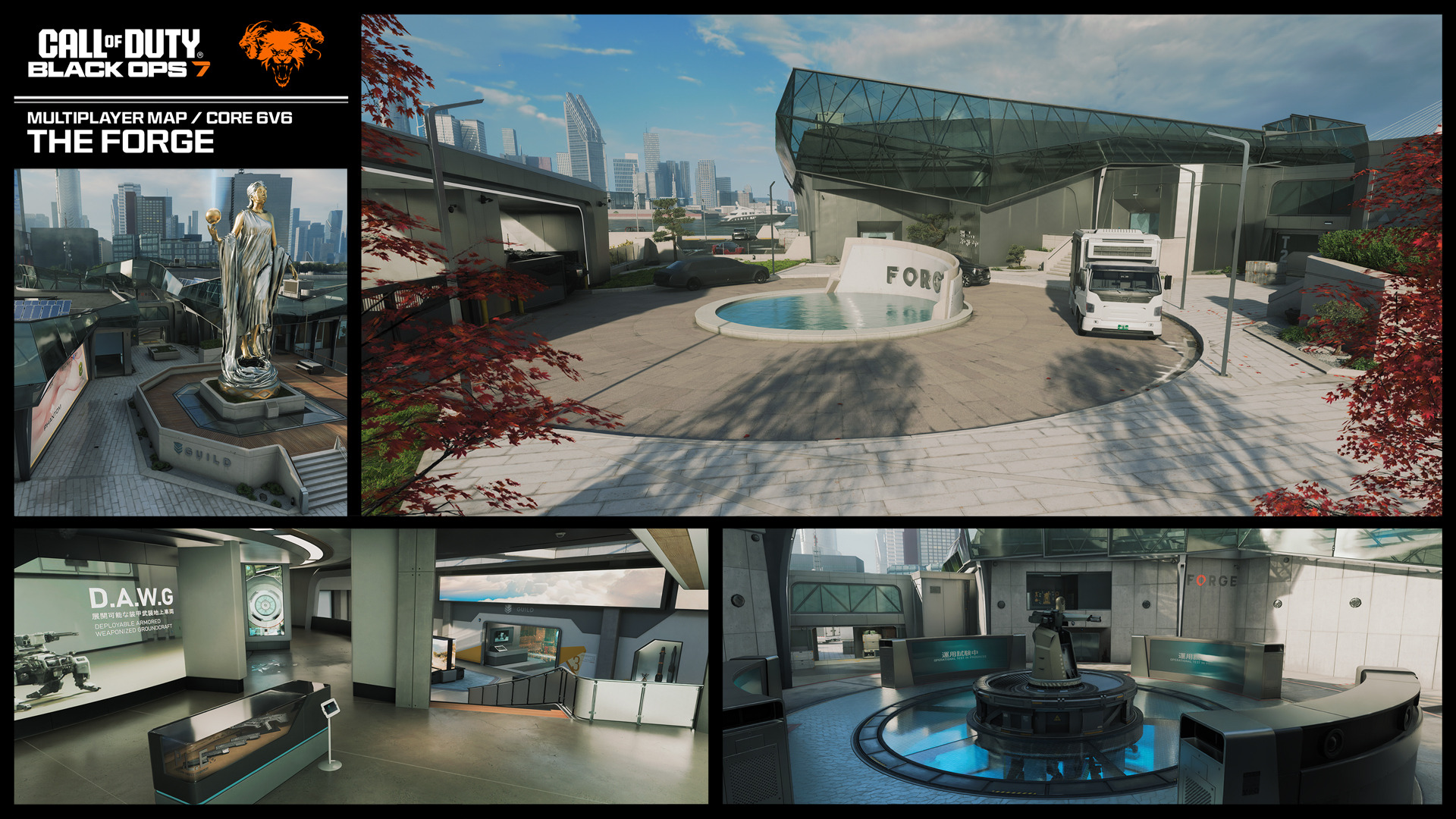 The Forge, one of the Black Ops 7 maps