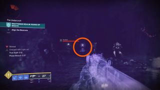 Destiny 2 season of the lost shattered realm ascendant mystery chest ruins of wrath relic orb in Scoroboth boss fight
