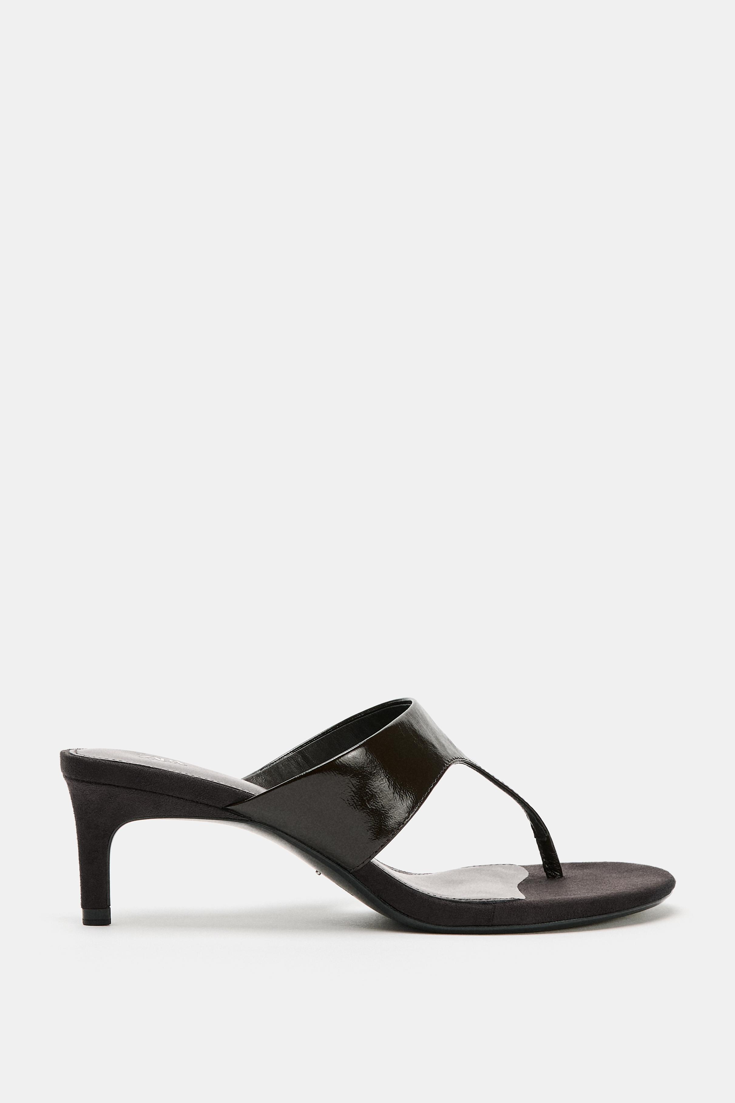 ZARA Leather Strappy Sandals