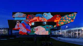 "Being Giants" display to be shown at the ISE light festival. 