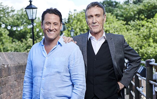 Tony Hutchinson and dad Edward in Hollyoaks