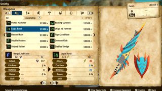 Monster Hunter Stories 2 Forge Weapons