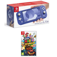Nintendo Switch Lite + Super Mario 3D World + Bowser's Fury:  £214.98