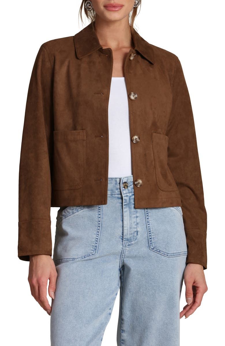 Faux Suede Jacket