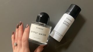 Beauty Editor Stephanie's own bottle of Byredo Gypsy Water and Hair Perfume