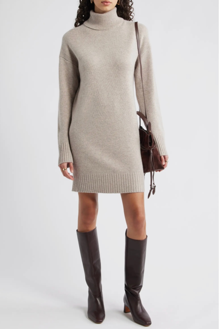 Nordstrom, Long Sleeve Wool &amp;amp; Cashmere Sweater Dress