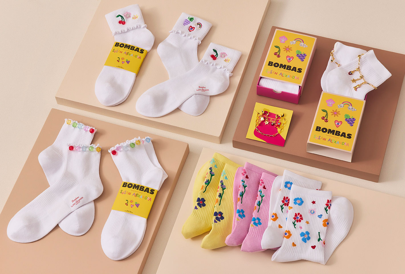 Susan Alexandra x Bombas collaboration