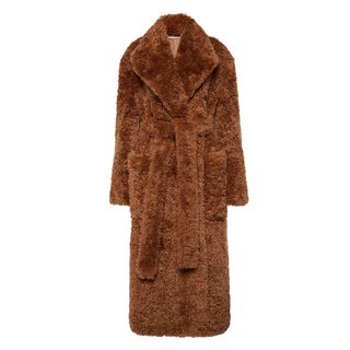 Faux Fur Wrap Coat