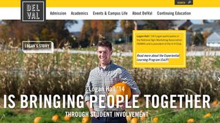 Anthony Colangelo helped create this site for Delaware Valley College