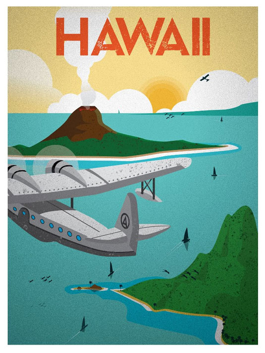 travel poster illustrator
