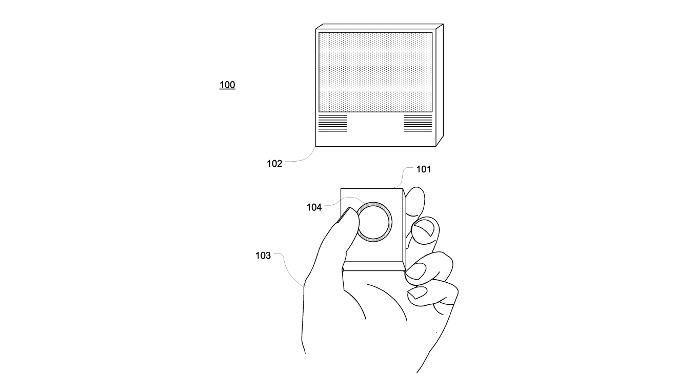 Apple TV remote patent