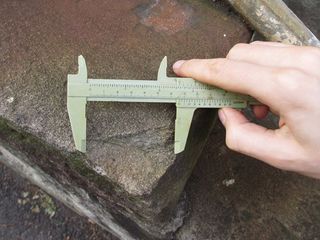 Calipers were required to ensure everything measured up precisely