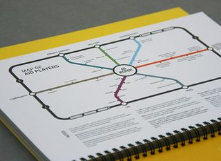 When combined with bright yellow, this spiral-bound brochure design from Hype & Slippers gave GHA a solid branding sense and allowed their information to shine through
