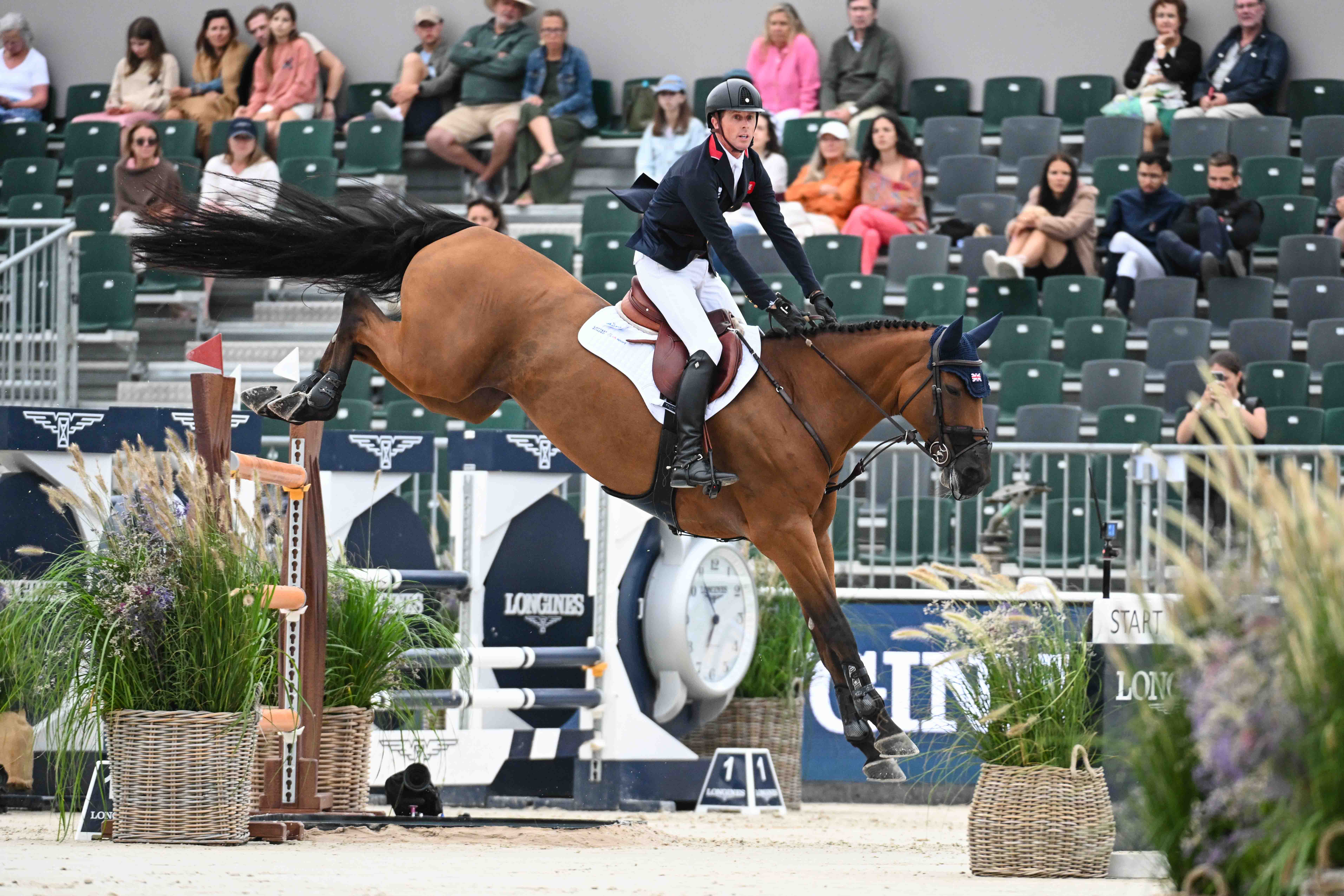 Great Britain's Ben Maher pictured at the European Showjumping Championships.