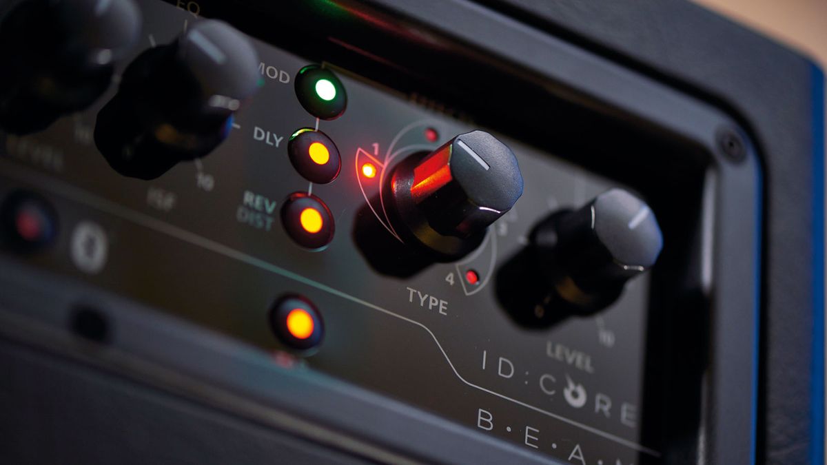 Six ID:Core electric voices are at your disposal, but pressing the voice knob gives you electric sims, acoustic preamps and bass voices, too