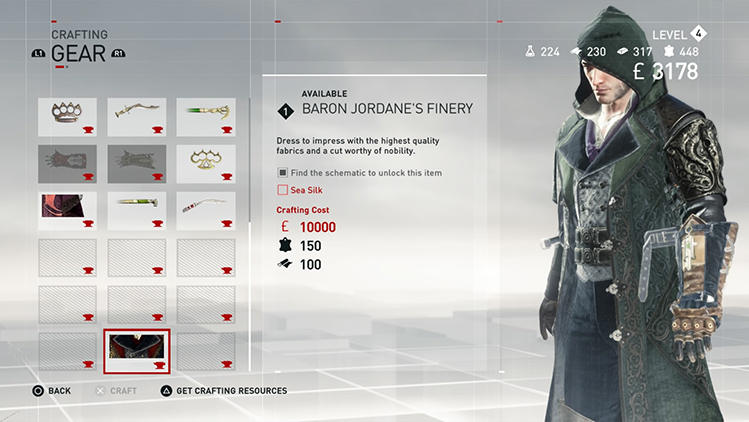 Crafting for Assassin's Creed Syndicate. how it works | GamesRadar+