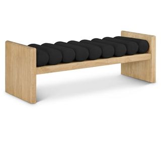 Meridian Furniture Waverly Black Bench