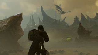 Helldivers 2 Dragon Roach flying