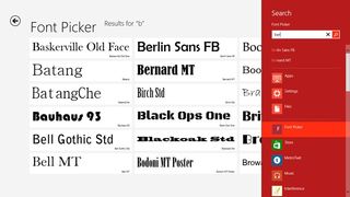 Font Picker was one of the shortlisted apps in our Windows 8 competition