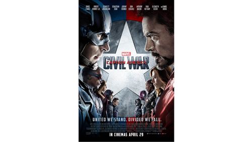 Captain America Civil War poster | GamesRadar+