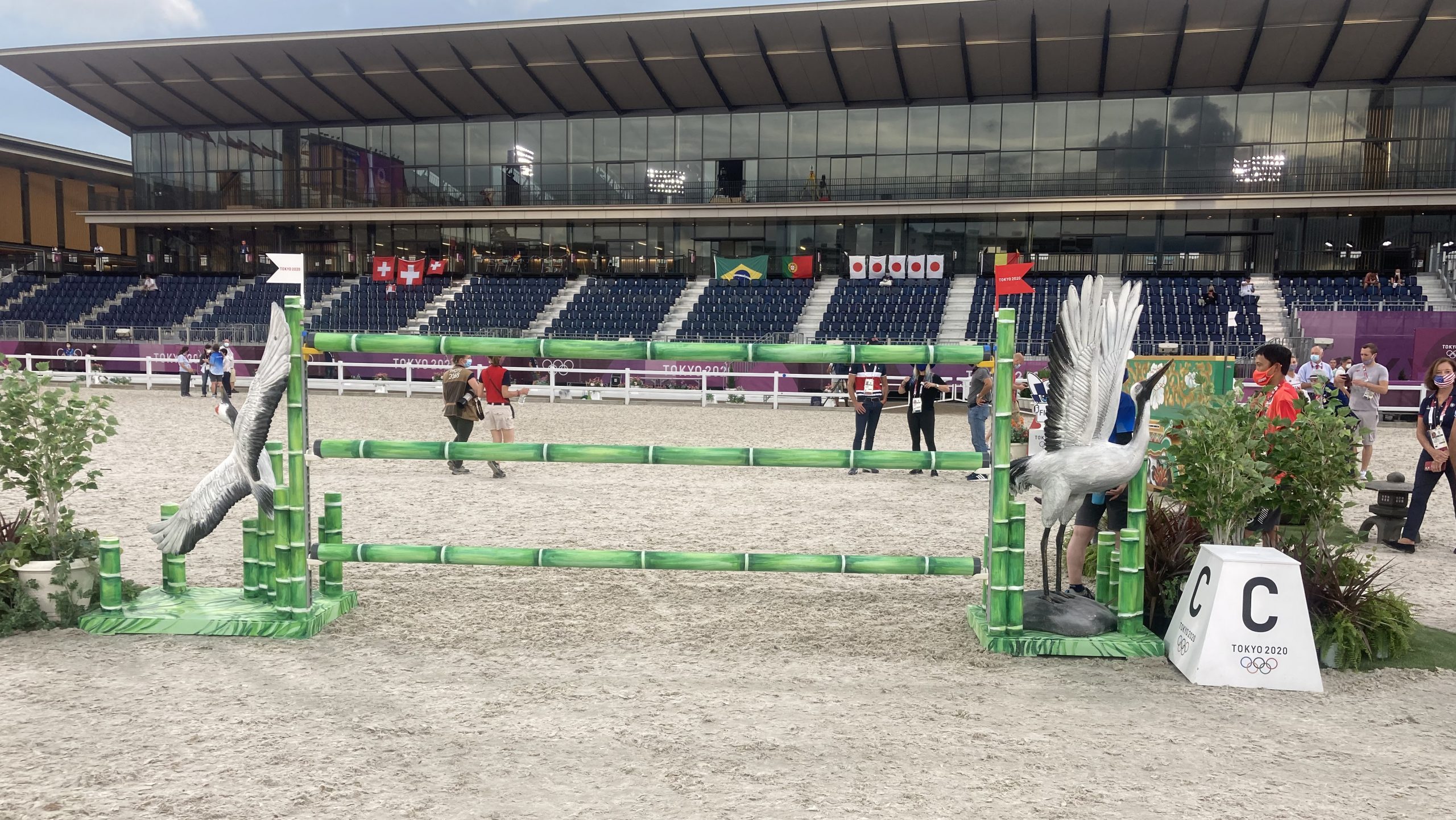 Olympic team showjumping &amp;ndash; course for the final