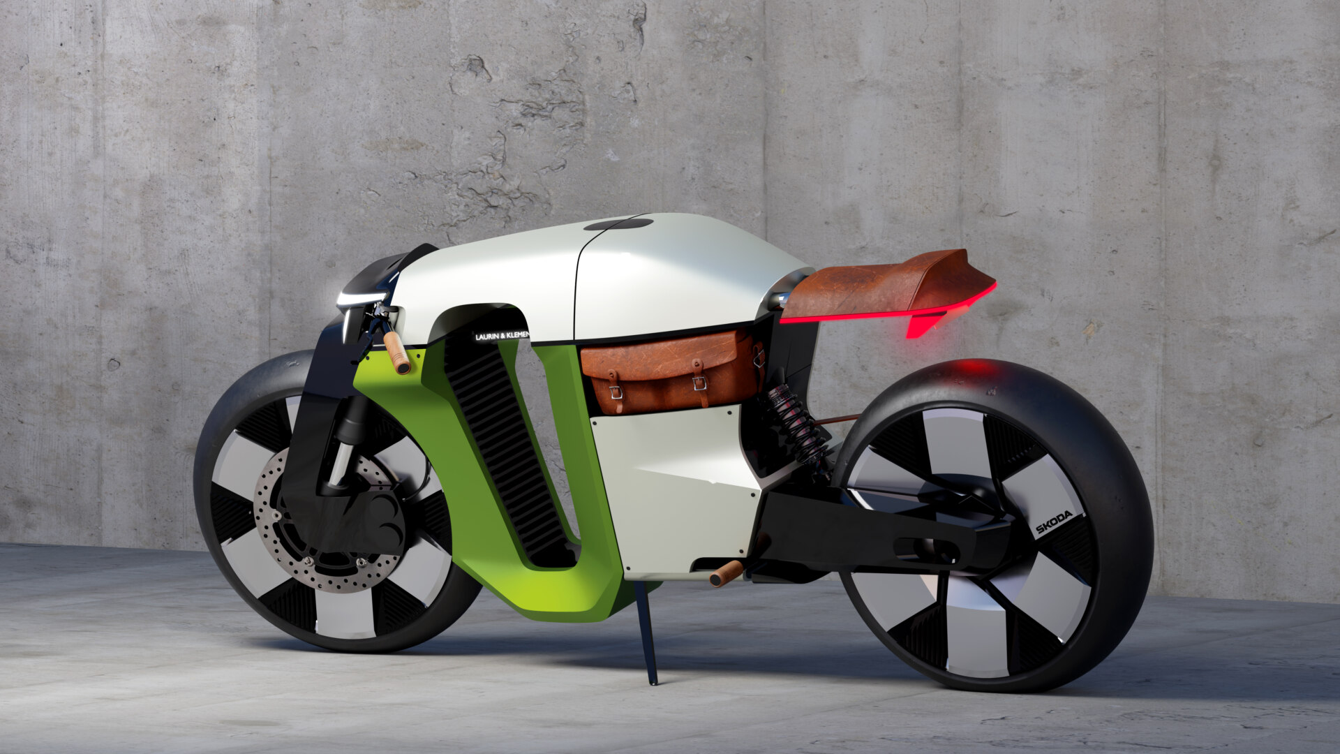 Škoda Slavia B concept motorbike
