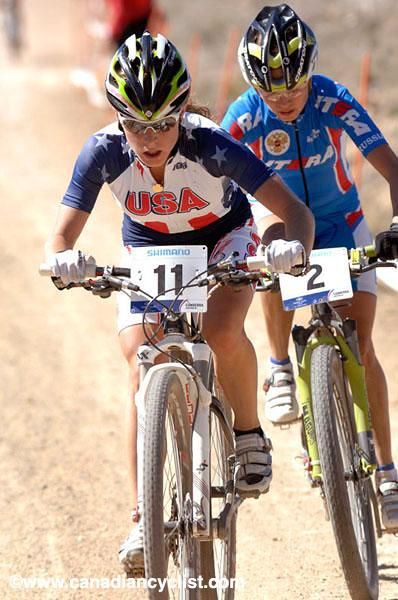 Irina Kalentieva (Russia) caught Willow Koerber (USA) at the start of the final lap.