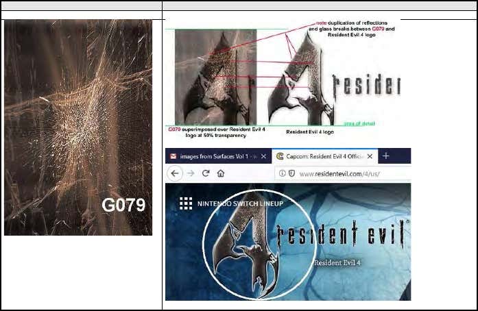 Similarities between Resident Evil 4 logo and Judy A Juracek's photography.