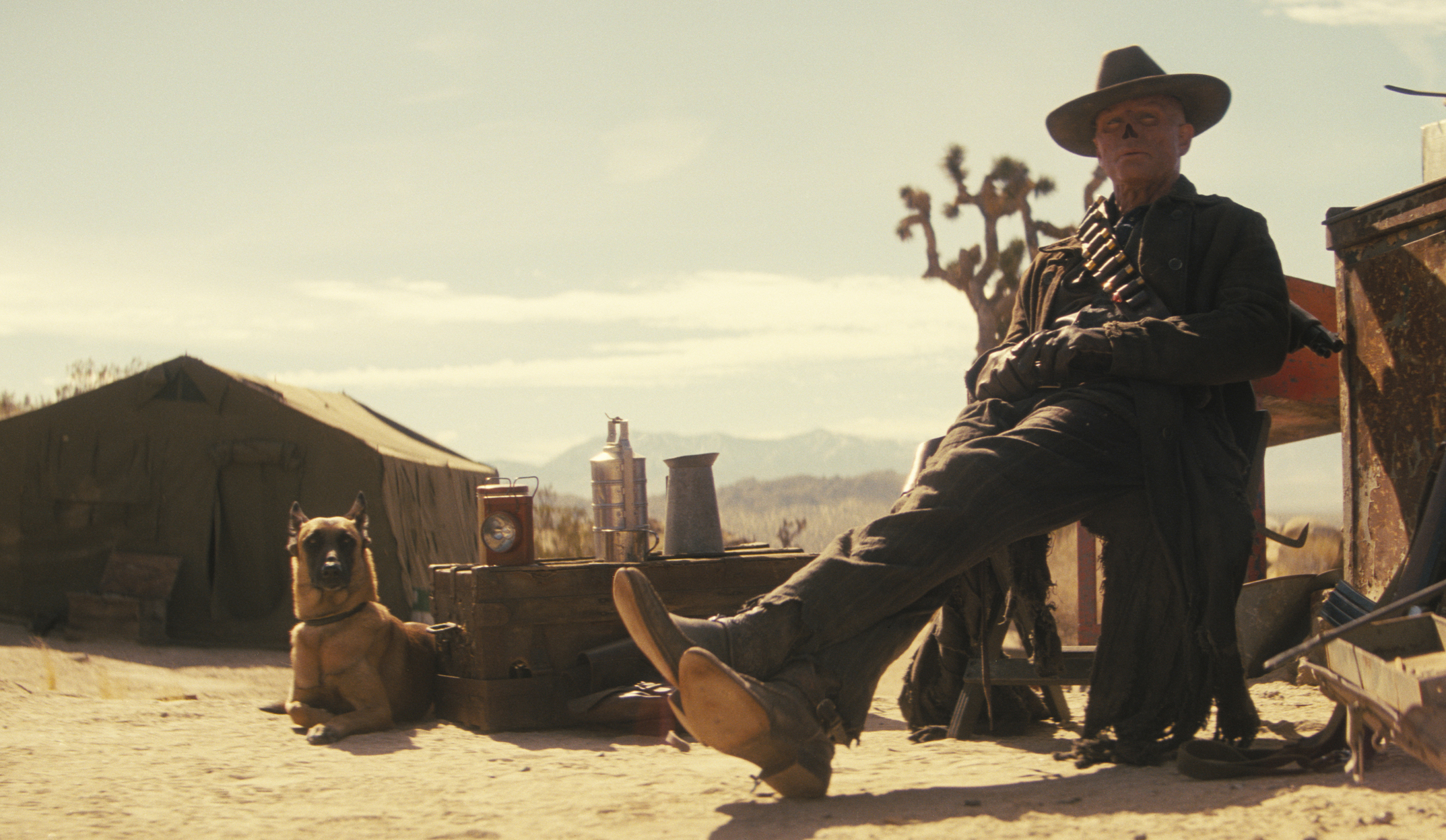 Walton Goggins (The Ghoul) in FALLOUT SEASON 2 Courtesy of Prime &amp;copy; Amazon Content Services LLC