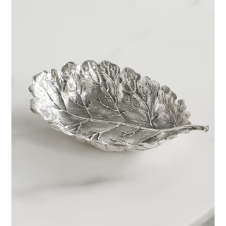 silver oak leaf bowl
