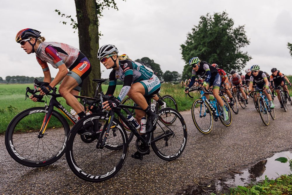 The peloton in action during stage 5.