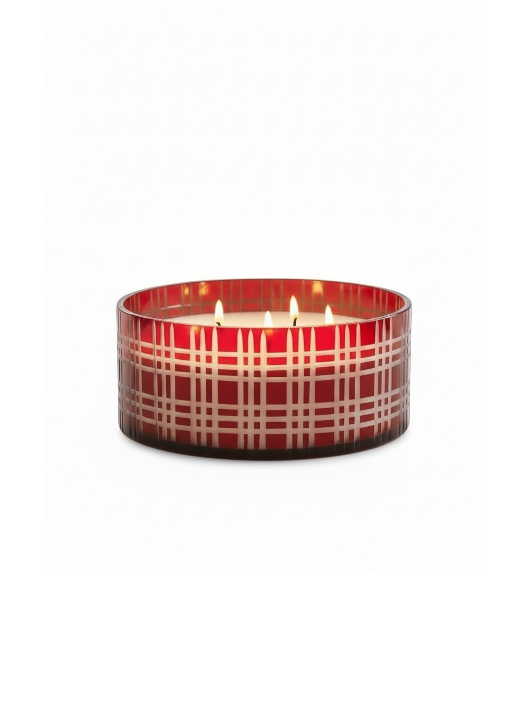Plaid Candle - Winter Berry