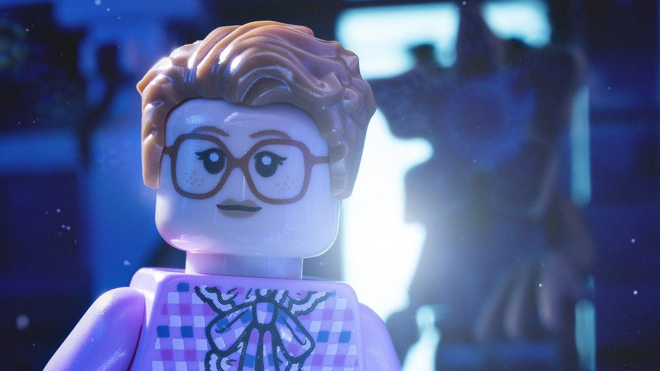 Lego Immortalized Barb, Stranger Things fan-favorite character, with