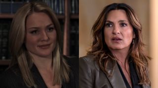 Elisabeth Rohm on Law & Order side by side with Mariska Hargitay on SVU