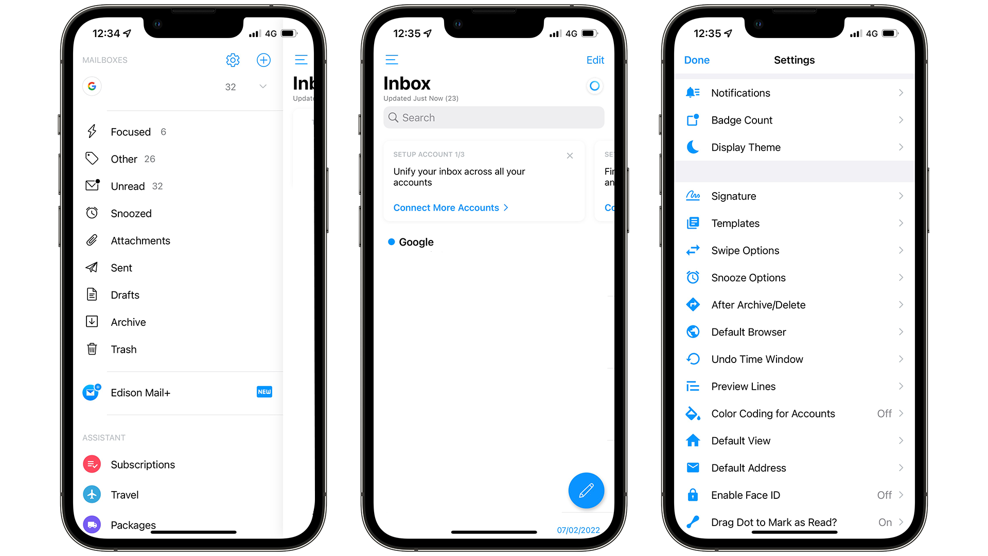 Edison iOS Mail app