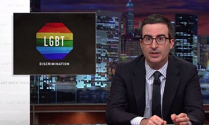 John Oliver talks LGTB rights